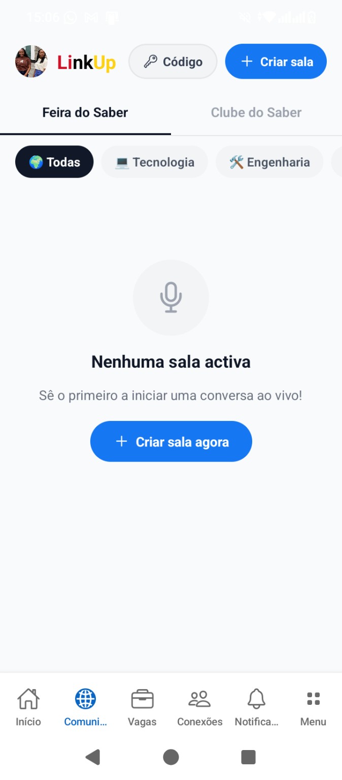 Feira do Saber na comunidade LinkUp